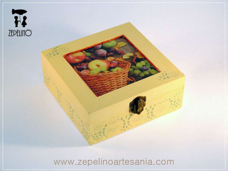 Caja cesto frutas